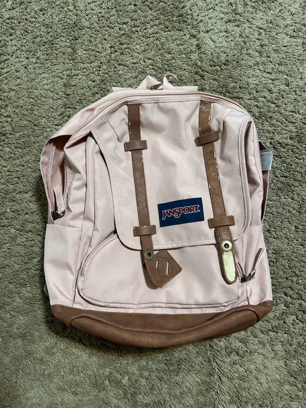 Vintage NCAA Jansport “triple pink” backpack 00s